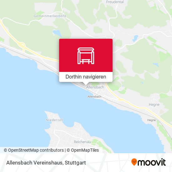 Allensbach Vereinshaus Karte
