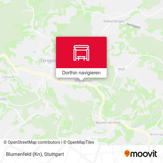 Blumenfeld (Kn) Karte