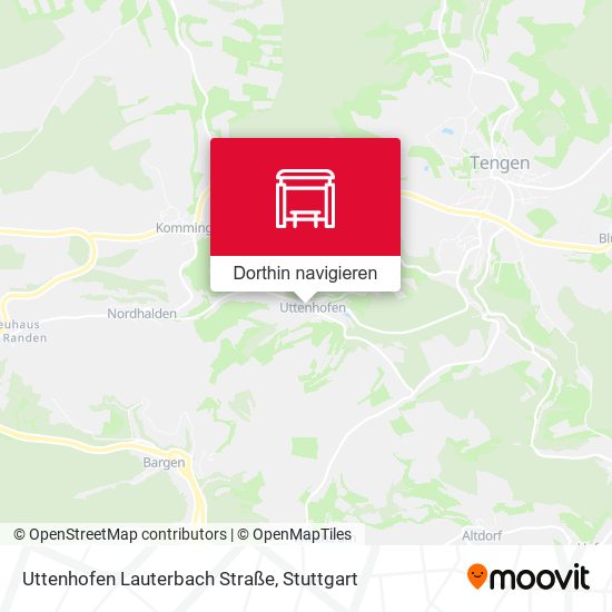 Uttenhofen Lauterbach Straße Karte