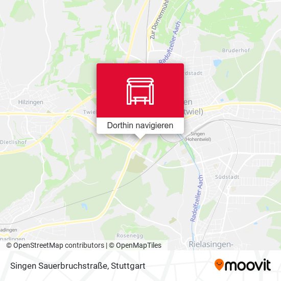 Singen Sauerbruchstraße Karte