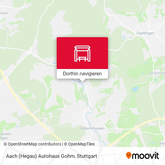 Aach (Hegau) Autohaus Gohm Karte