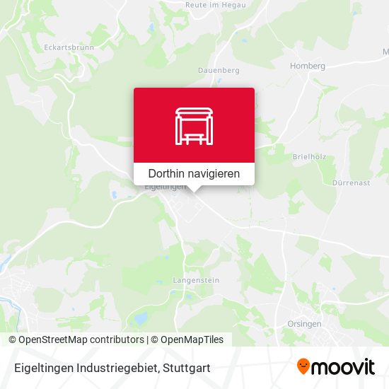 Eigeltingen Industriegebiet Karte