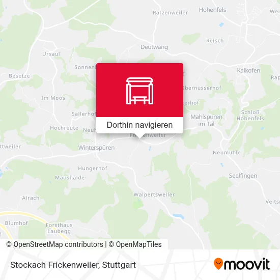 Stockach Frickenweiler Karte
