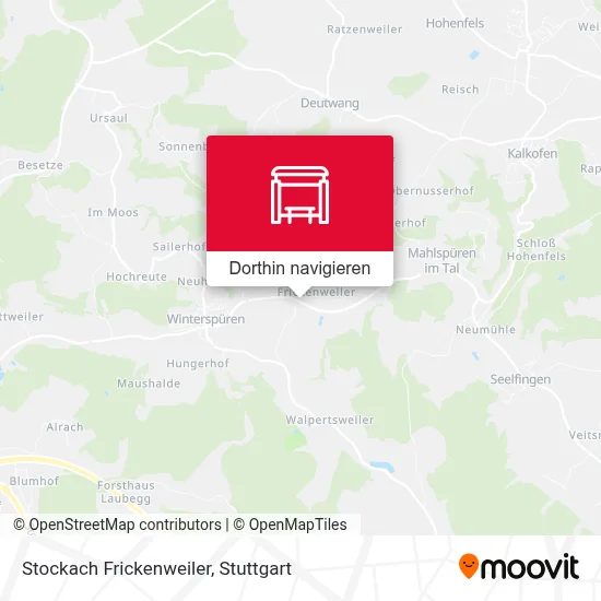 Stockach Frickenweiler Karte