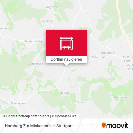 Homberg Zur Minkenmühle Karte