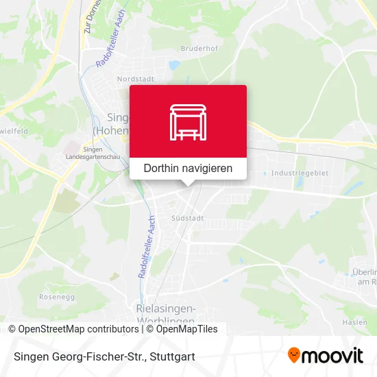 Singen Georg-Fischer-Str. Karte