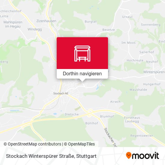Stockach Winterspürer Straße Karte