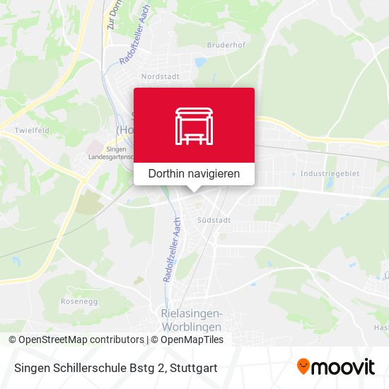 Singen Schillerschule Bstg 2 Karte