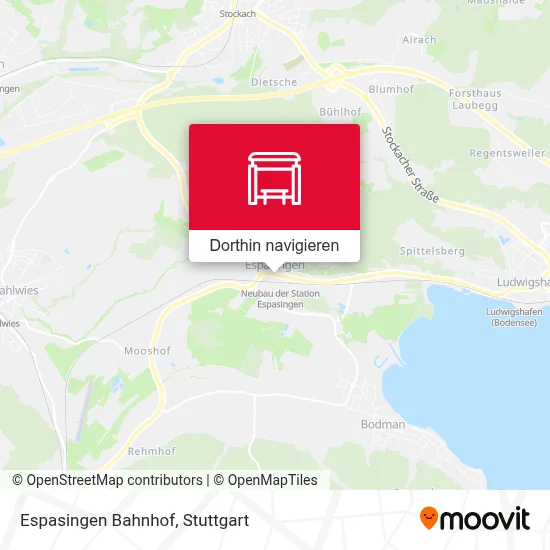 Espasingen Bahnhof Karte