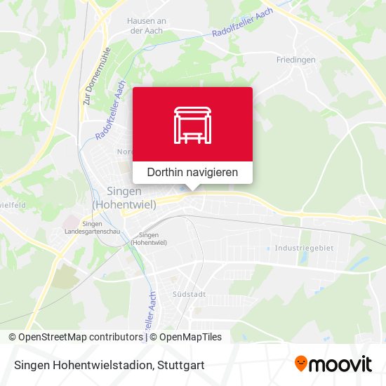 Singen Hohentwielstadion Karte