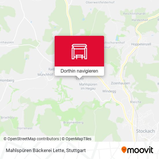 Mahlspüren Bäckerei Lette Karte