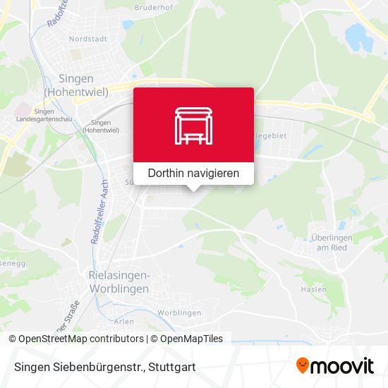 Singen Siebenbürgenstr. Karte