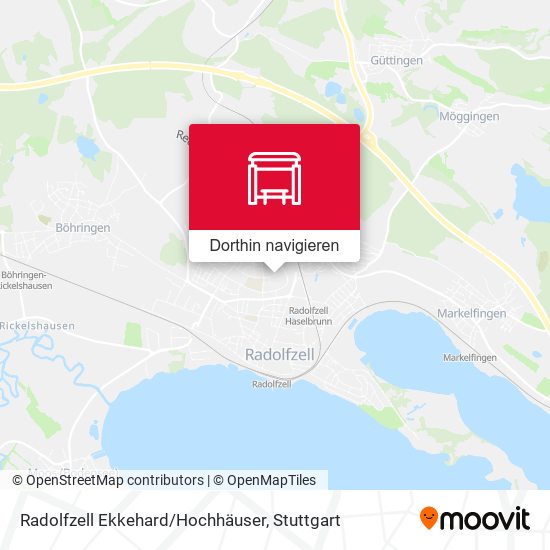 Radolfzell Ekkehard/Hochhäuser Karte
