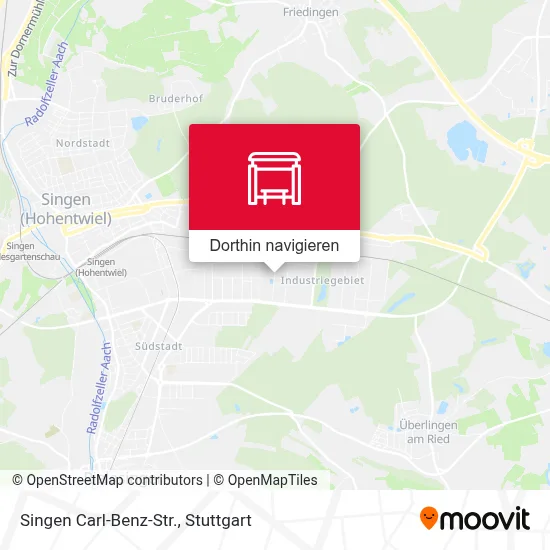 Singen Carl-Benz-Str. Karte