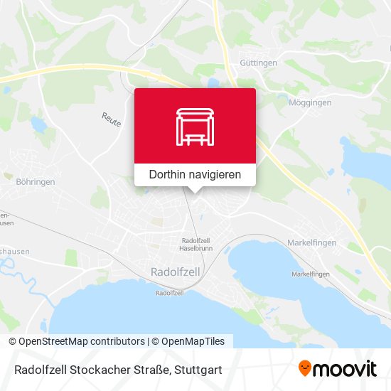 Radolfzell Stockacher Straße Karte