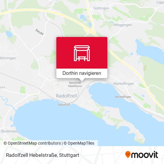 Radolfzell Hebelstraße Karte