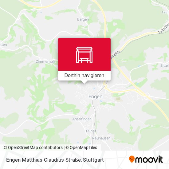 Engen Matthias-Claudius-Straße Karte