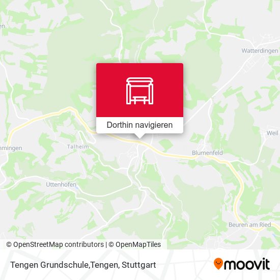 Tengen Grundschule,Tengen Karte