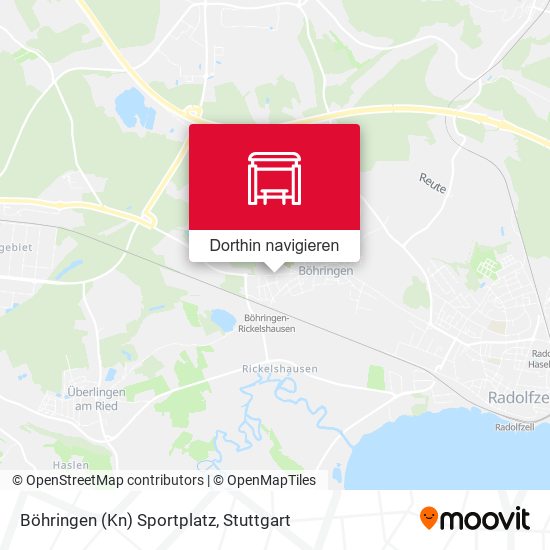 Böhringen (Kn) Sportplatz Karte