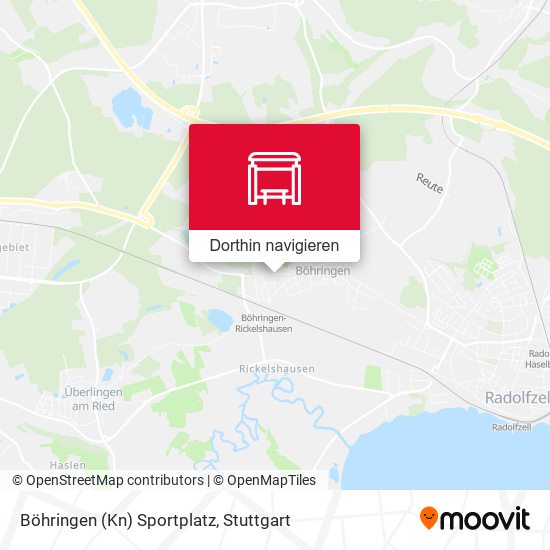 Böhringen (Kn) Sportplatz Karte