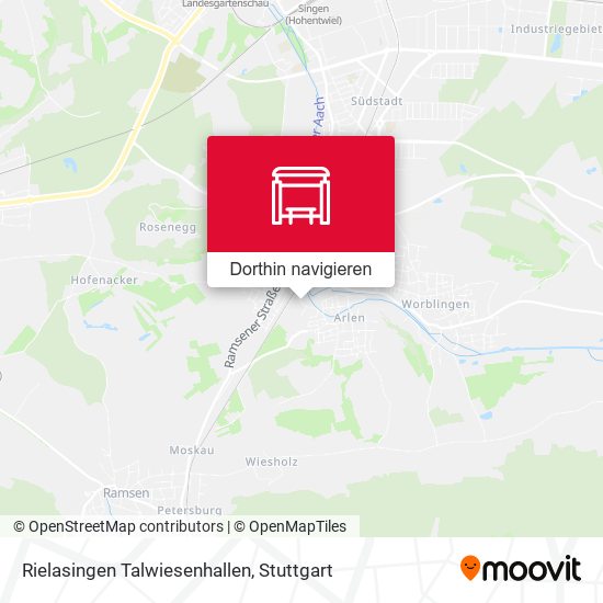 Rielasingen Talwiesenhallen Karte