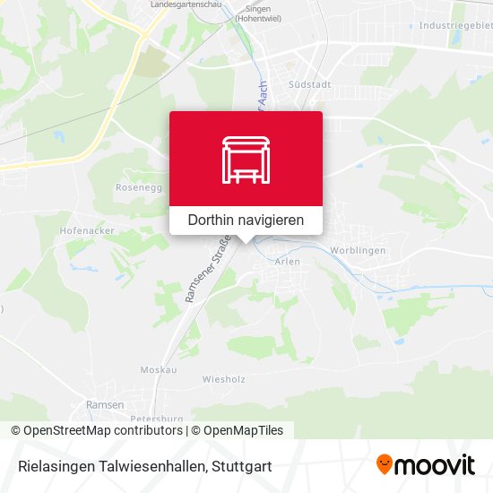 Rielasingen Talwiesenhallen Karte