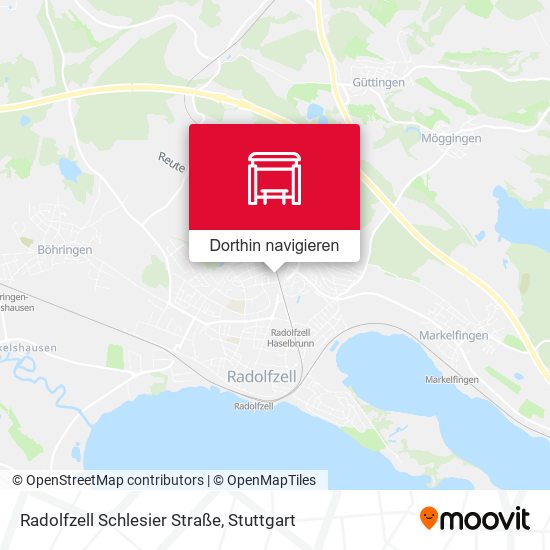 Radolfzell Schlesier Straße Karte