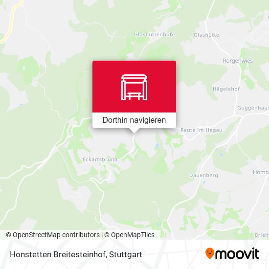 Honstetten Breitesteinhof Karte