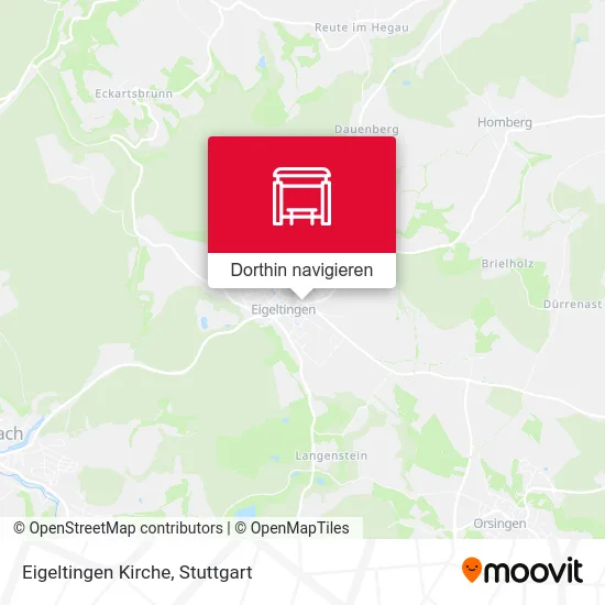 Eigeltingen Kirche Karte