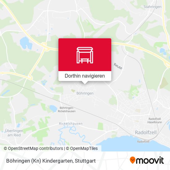 Böhringen (Kn) Kindergarten Karte