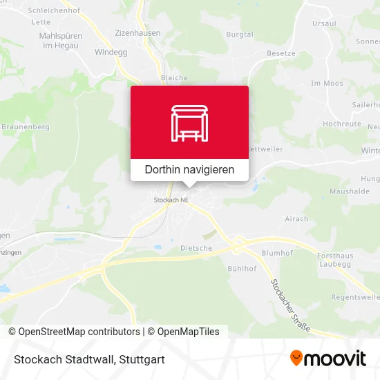 Stockach Stadtwall Karte