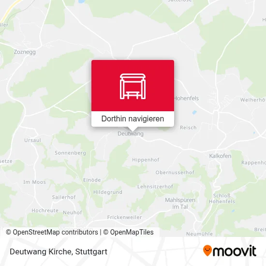 Deutwang Kirche Karte