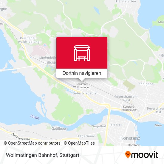 Wollmatingen Bahnhof Karte