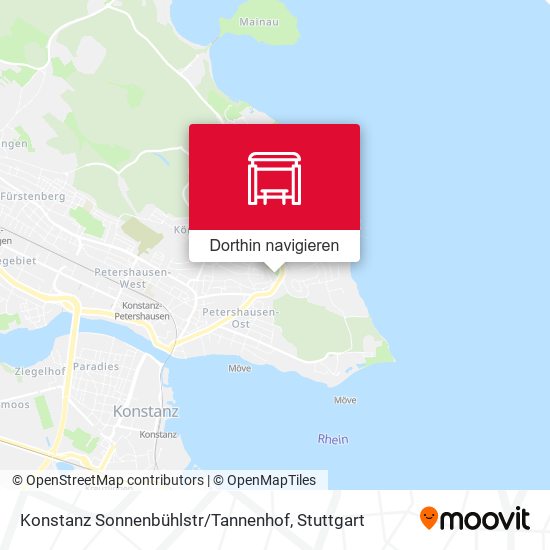 Konstanz Sonnenbühlstr / Tannenhof Karte