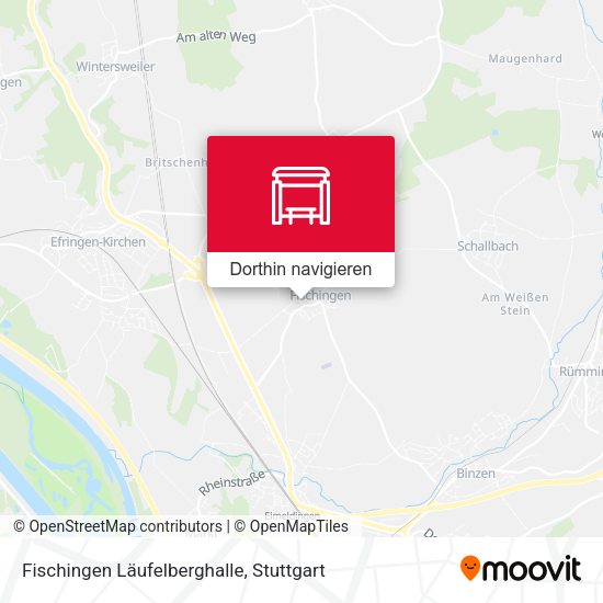 Fischingen Läufelberghalle Karte