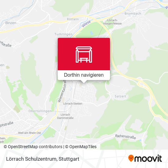 Lörrach Schulzentrum Karte