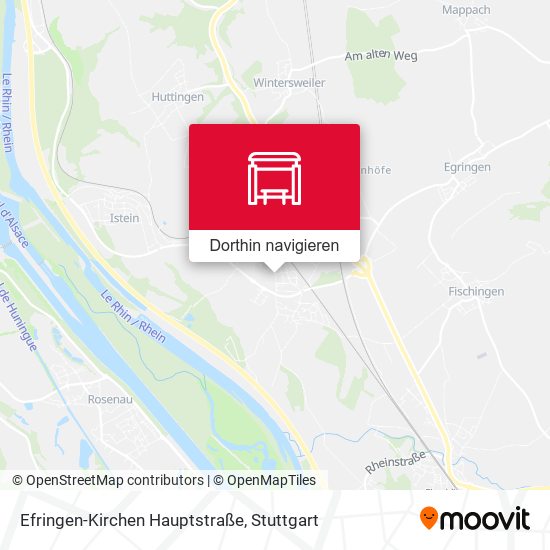 Efringen-Kirchen Hauptstraße Karte