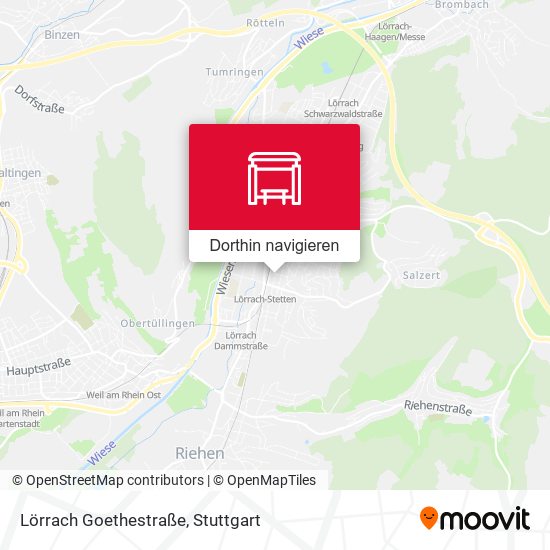 Lörrach Goethestraße Karte