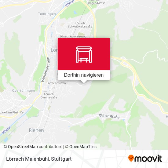 Lörrach Maienbühl Karte
