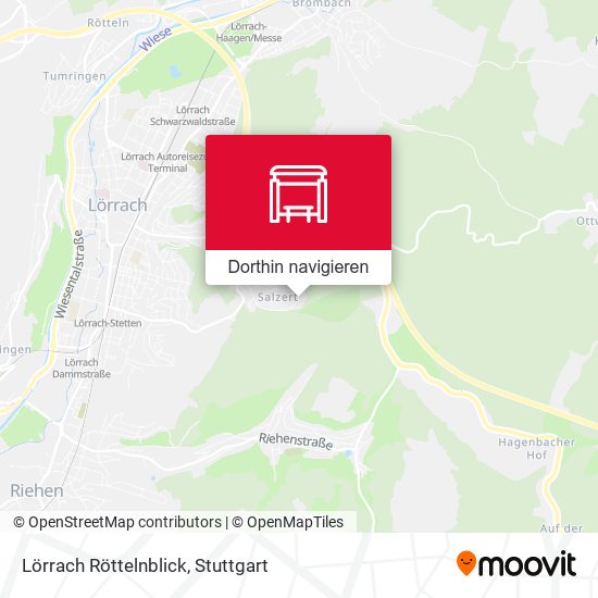 Lörrach Röttelnblick Karte