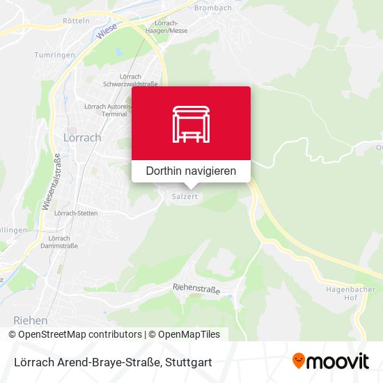Lörrach Arend-Braye-Straße Karte