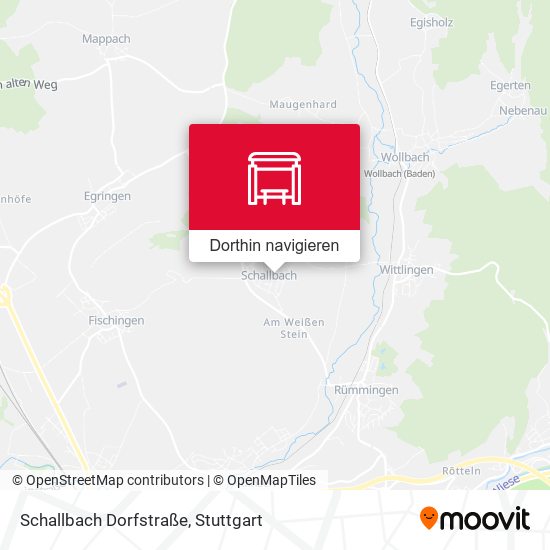 Schallbach Dorfstraße Karte