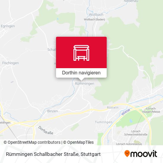 Rümmingen Schallbacher Straße Karte