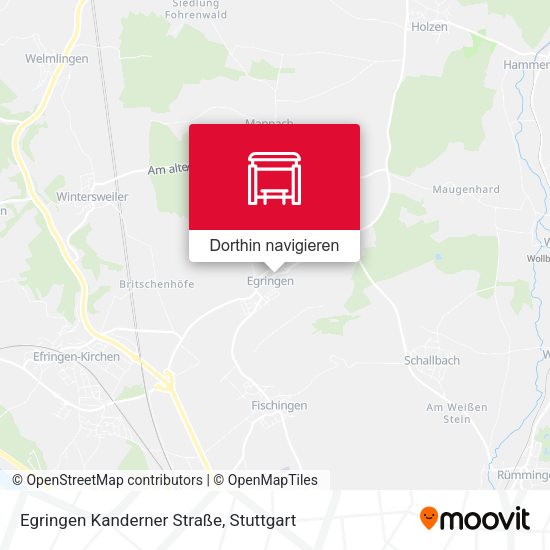 Egringen Kanderner Straße Karte