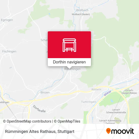 Rümmingen Altes Rathaus Karte