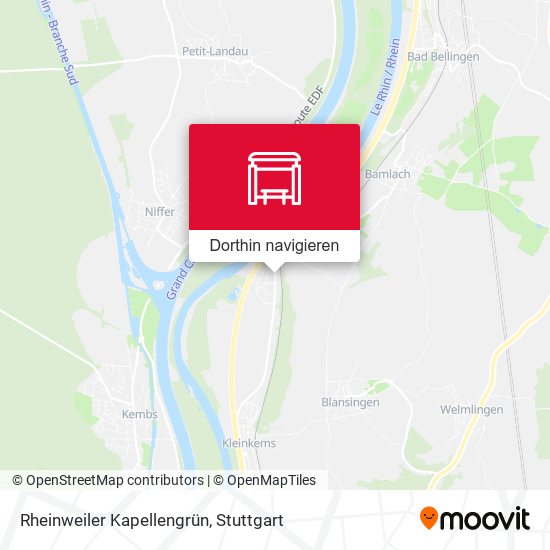 Rheinweiler Kapellengrün Karte