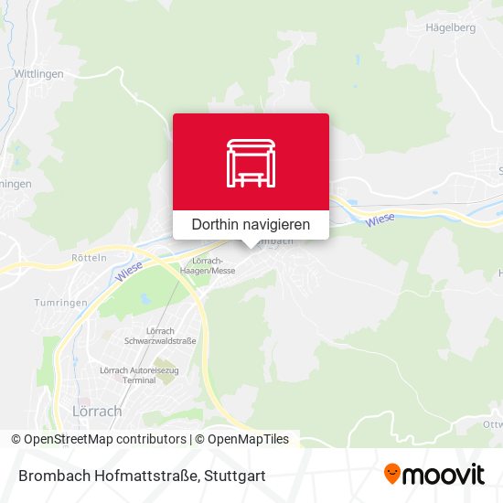 Brombach Hofmattstraße Karte