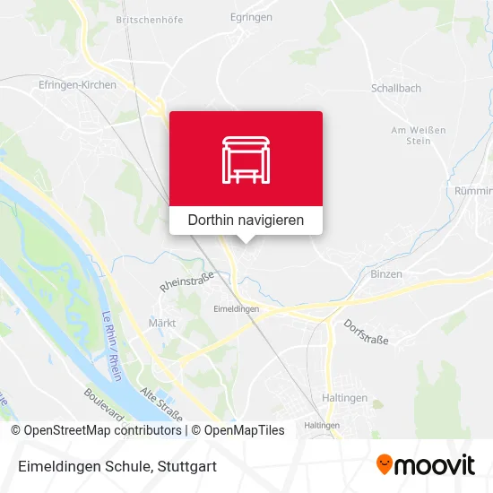 Eimeldingen Schule Karte