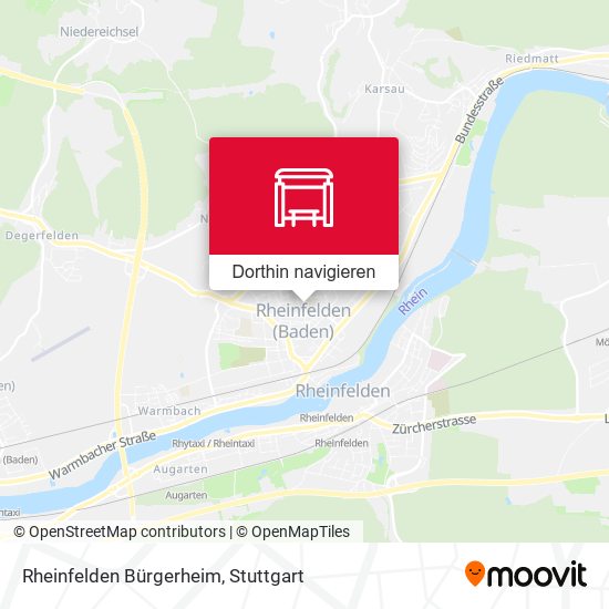 Rheinfelden Bürgerheim Karte