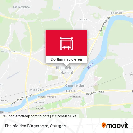 Rheinfelden Bürgerheim Karte